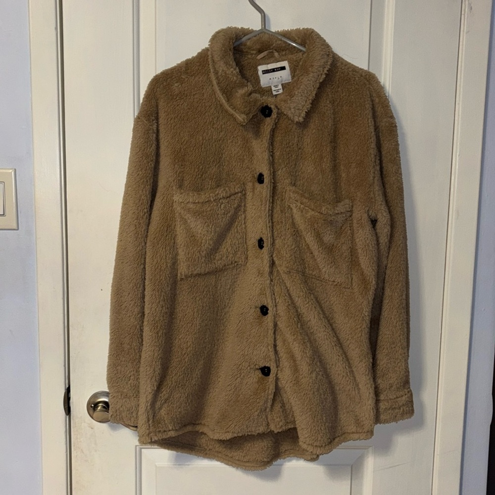 BNWOT Noisy May Teddy Bear Shacket